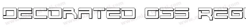 Decorated 035 Regula字体转换